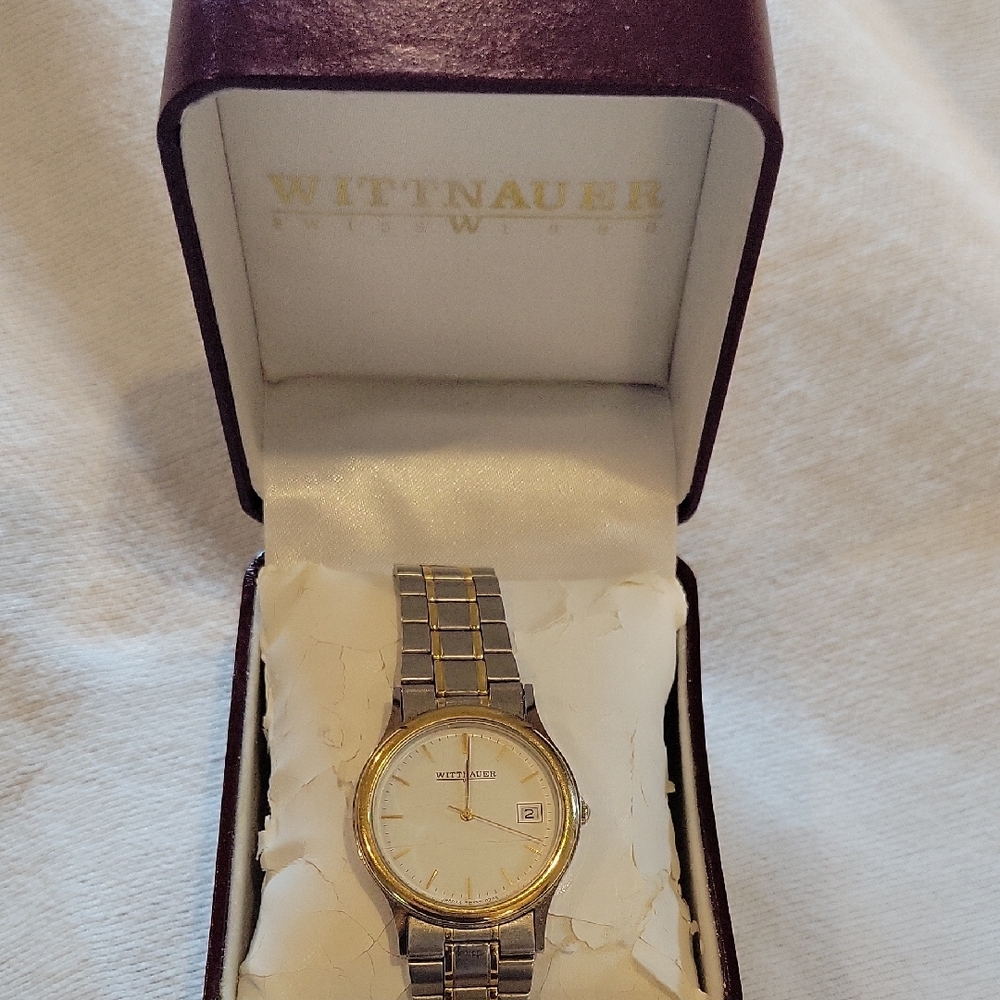 Gold and Silver Men's Watch